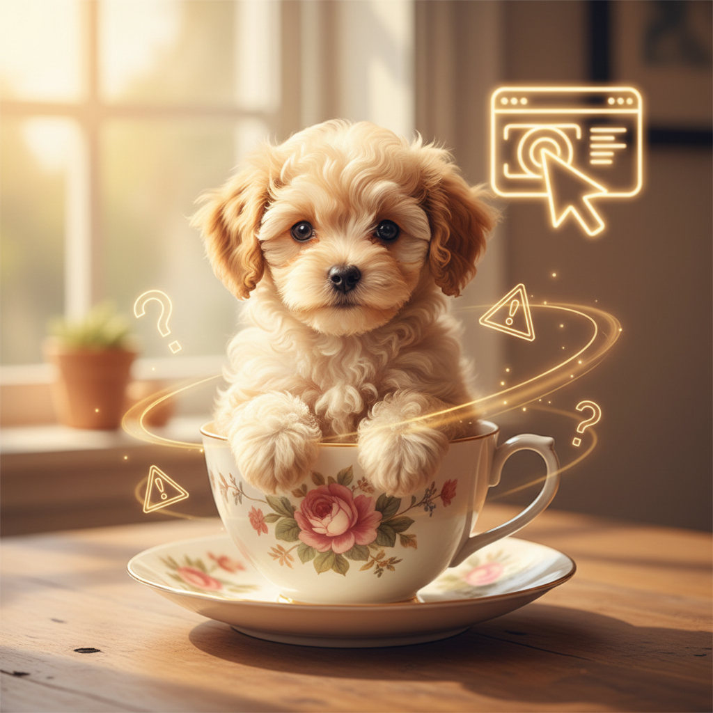 别被茶杯泰迪狗图片迷住!茶杯泰迪吧百度贴吧提醒你这些坑千万别踩